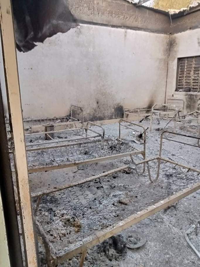 Burkina Faso atentado del 10 de febrero pieza destruida