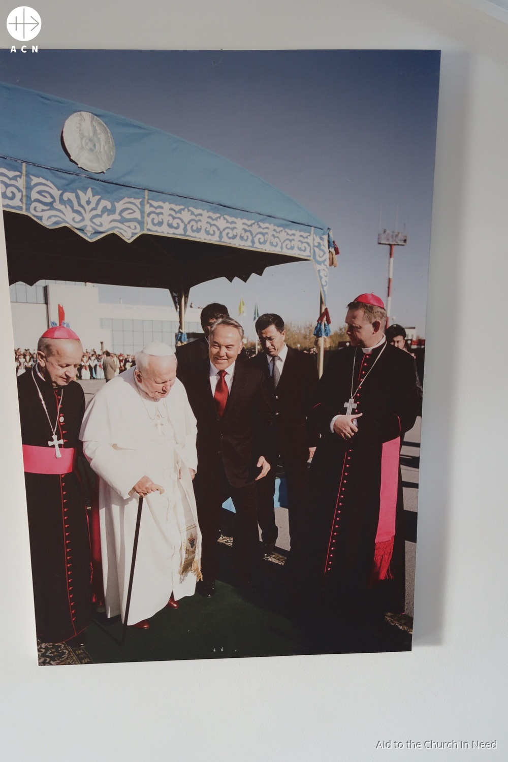 Kazajastán Foto de la histórica visita papal del Papa Juan Pablo II en 2001