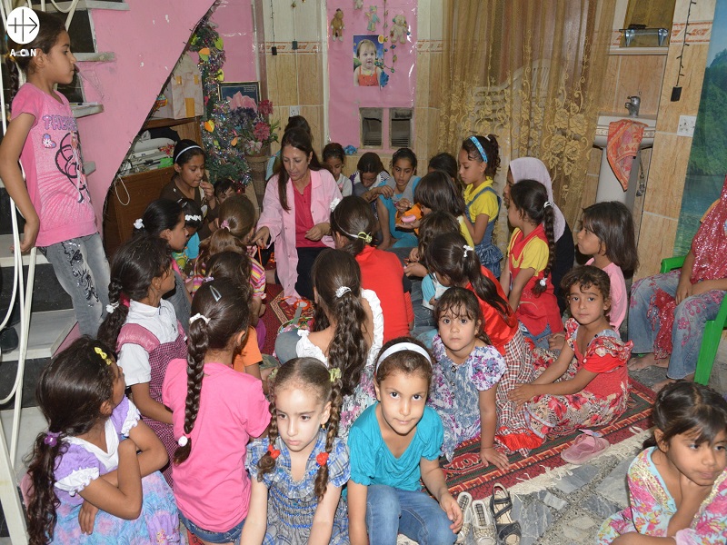 Irán Bagdad centro de niños