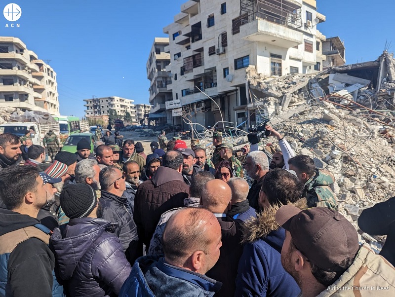 Siria terremoto analizando los daños