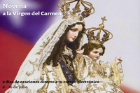 Novena a la Virgen del Carmen chica