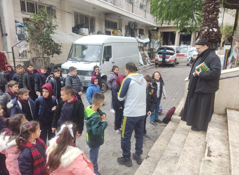Escuela católica de Gaza